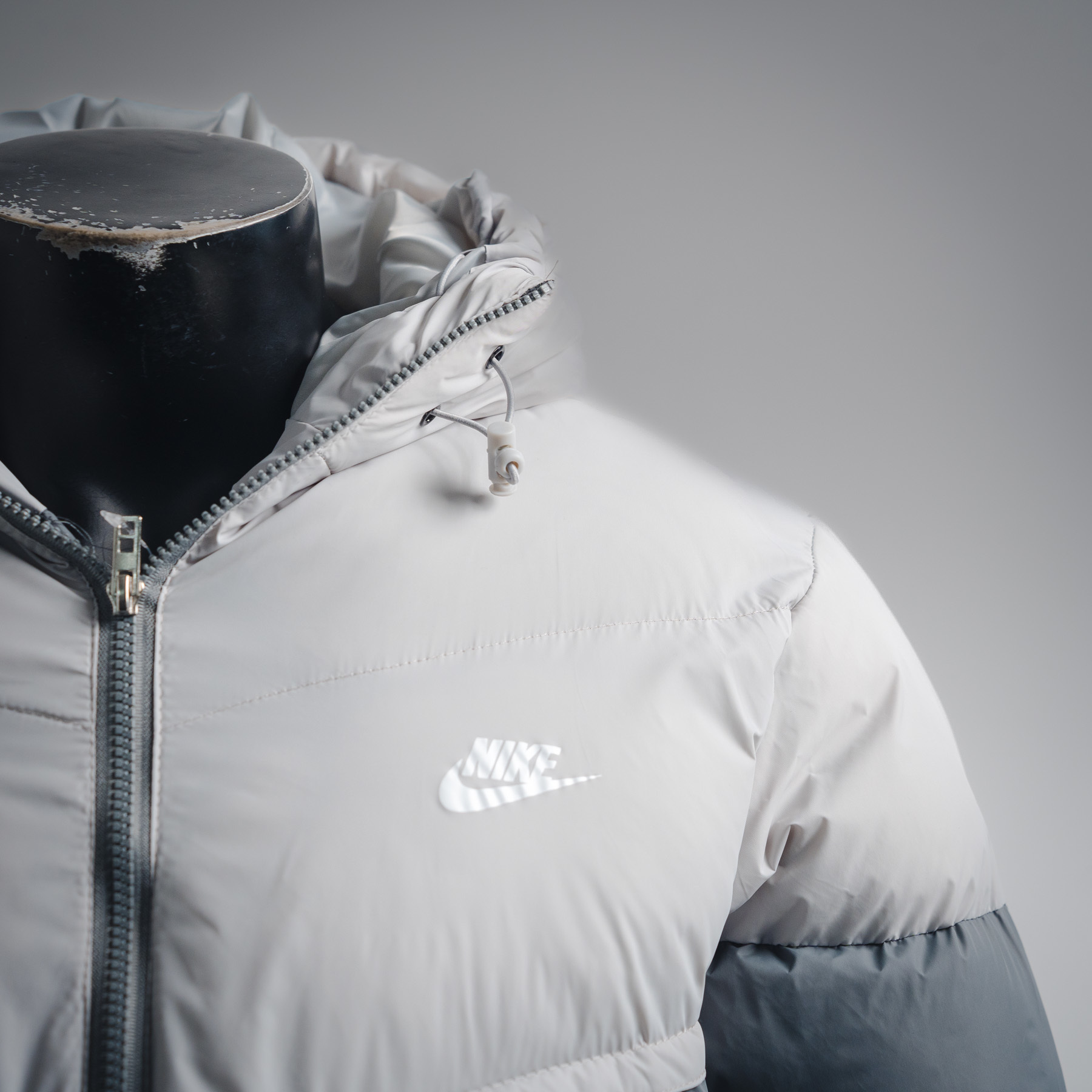 Nike Sportswear Jacket White Grey