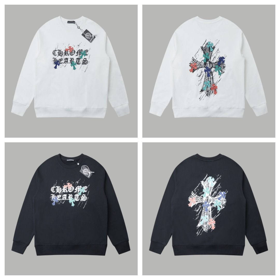 Chrome Hearts Hoodie Black White