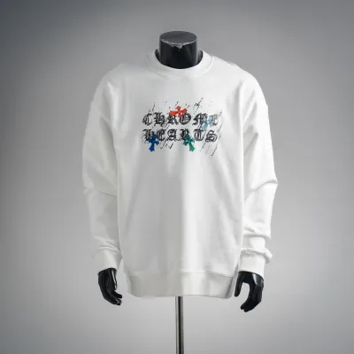 Chrome Hearts Hoodie Black White 02