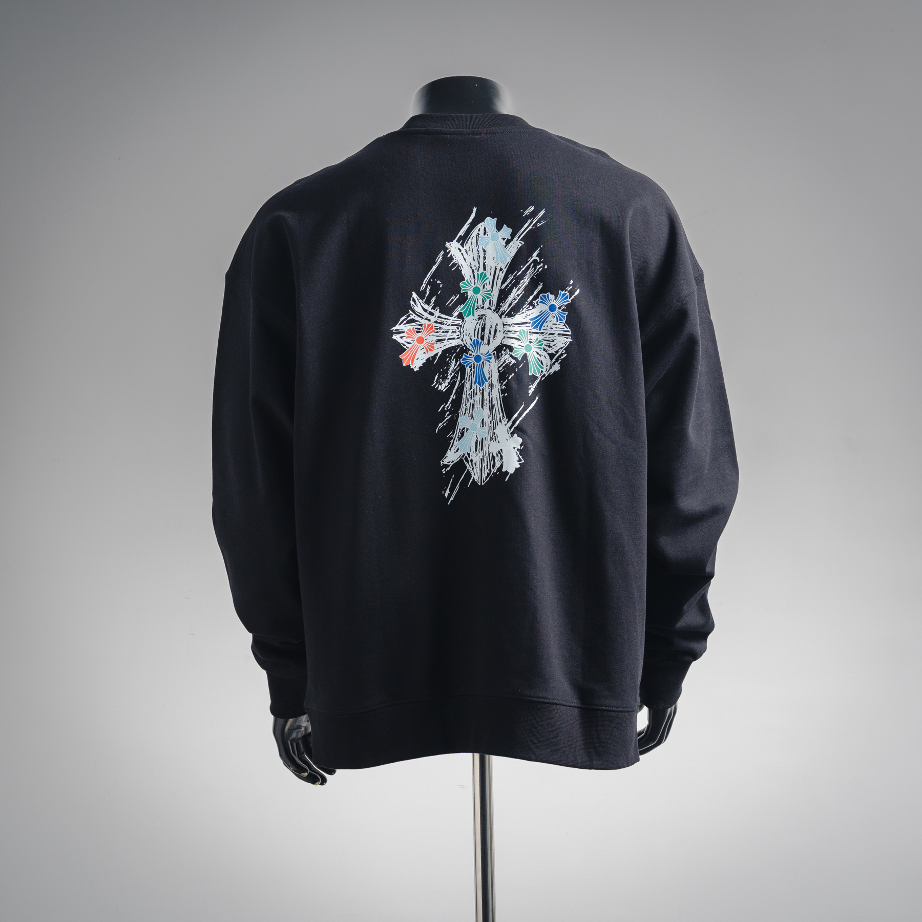 Chrome Hearts Hoodie Black White