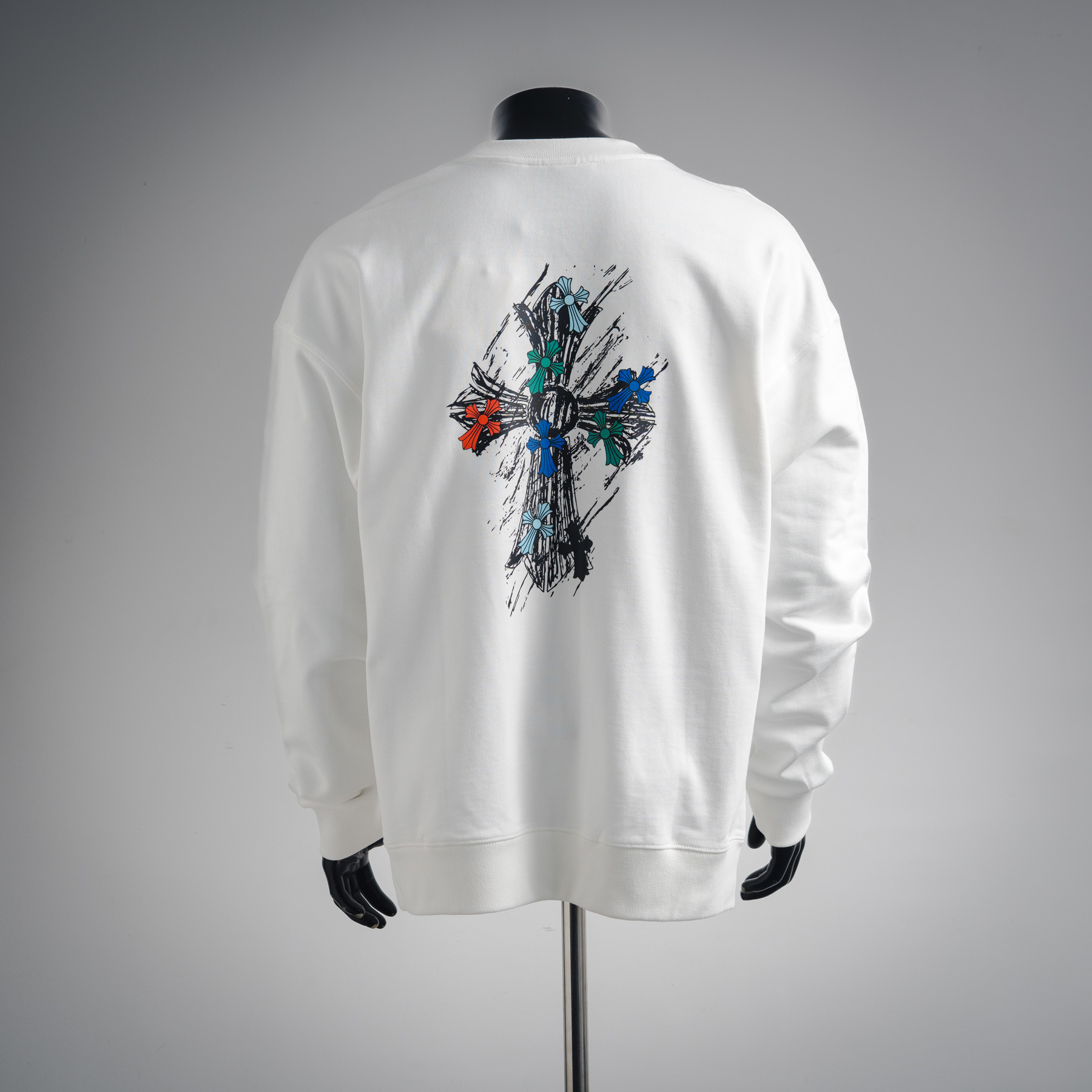 Chrome Hearts Hoodie Black White