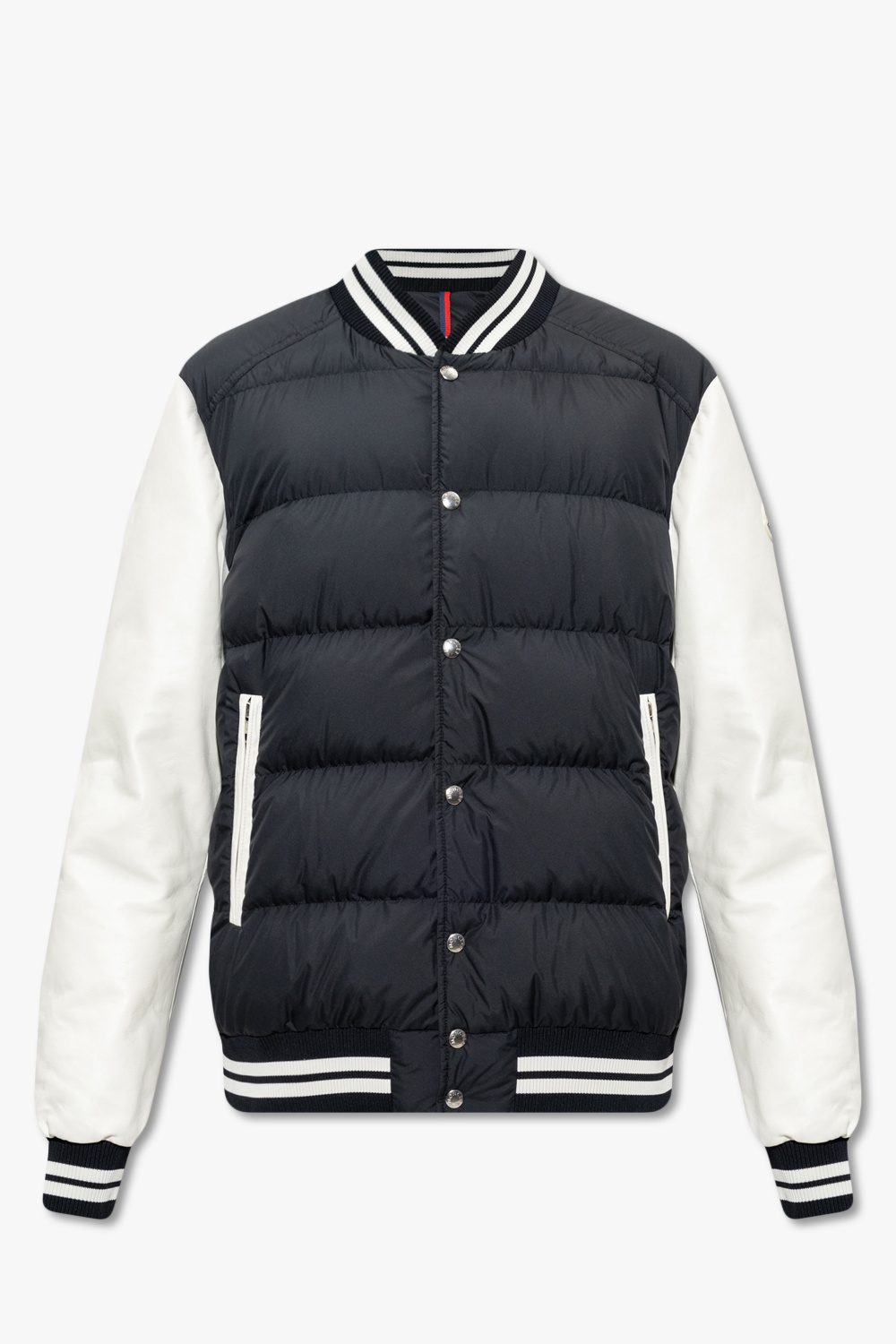 Moncler Black Down Bomber Jacket