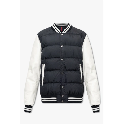 Moncler Black Down Bomber Jacket 01