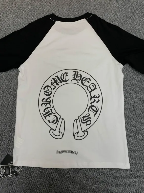 Chrome Hearts Horseshoe Neck Black White