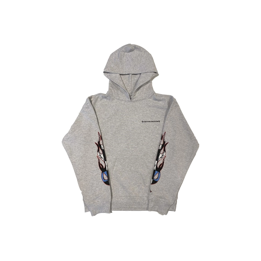 Chrome Hearts Matty Boy Brain Hoodie Heather Grey