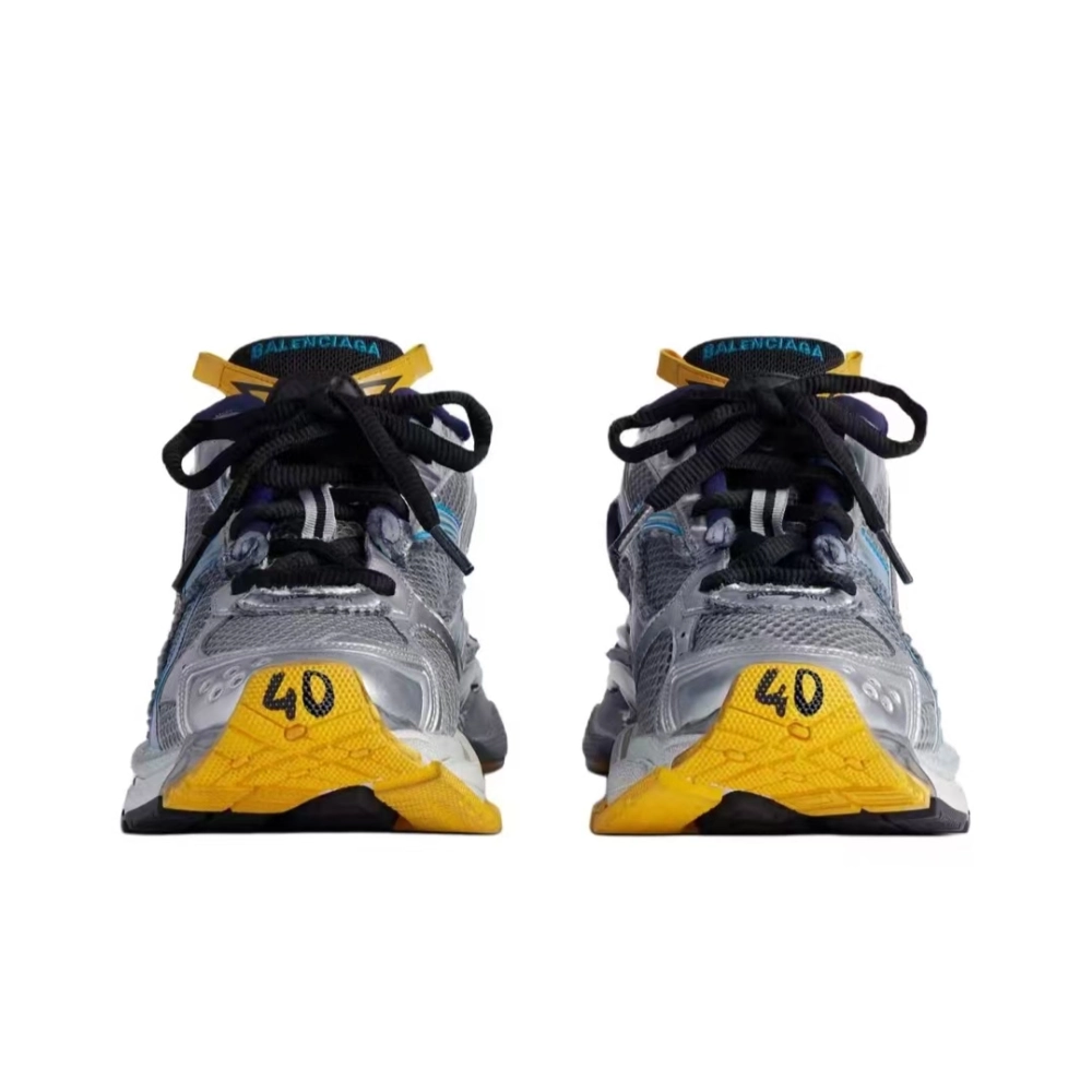 Balenciaga Runner Grey Blue Orange Aqua 772774 W3RMU 1474