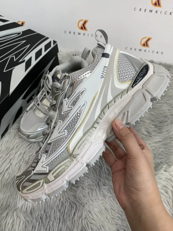 OFF-WHITE Be Right Back Gray Silver OMIA295C99FAB0010972