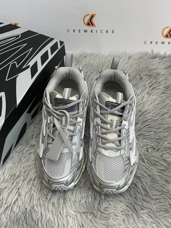 OFF-WHITE Be Right Back Gray Silver OMIA295C99FAB0010972