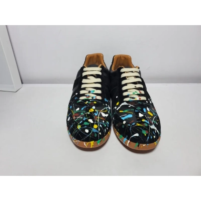 Maison Margiela Paint Replica German Army Trainer Black 02
