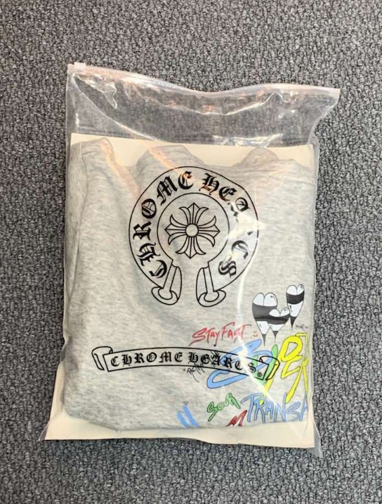 Chrome Hearts Matty Boy Brain Hoodie Heather Grey
