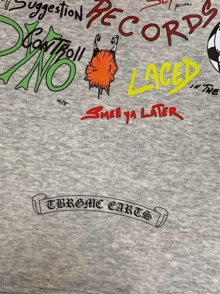 Chrome Hearts Matty Boy Brain Hoodie Heather Grey