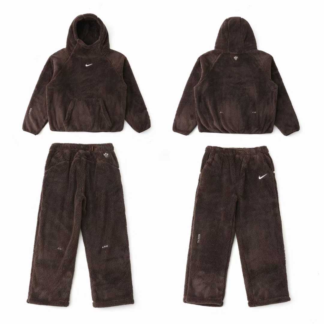 Nike x NOCTA Chalet Polar Men Tracksuit Set Brown