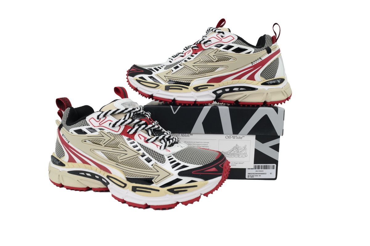 OFF-WHITE Be Right Back Red OMIA295C99 FAB000 0032