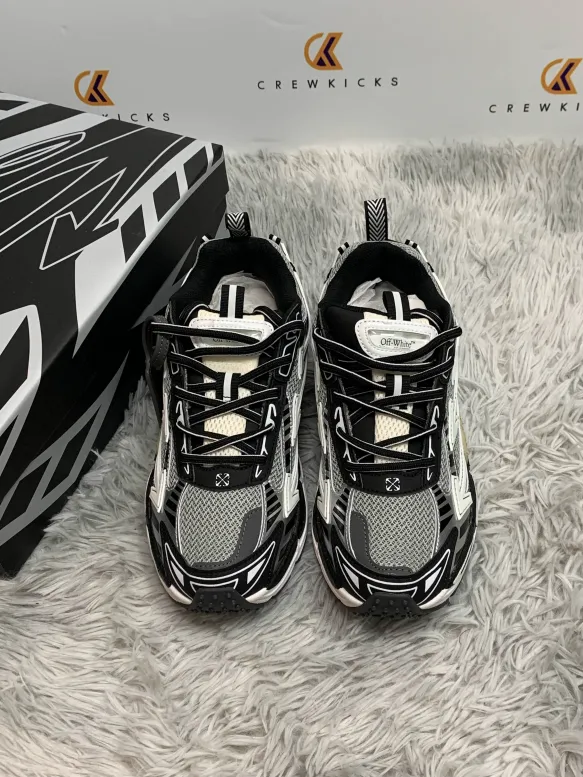 OFF-WHITE Out Of Office Blue Silver white OIIA295F24 FAB00 10001 