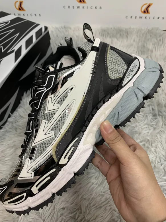 OFF-WHITE Out Of Office Blue Silver white OIIA295F24 FAB00 10001 