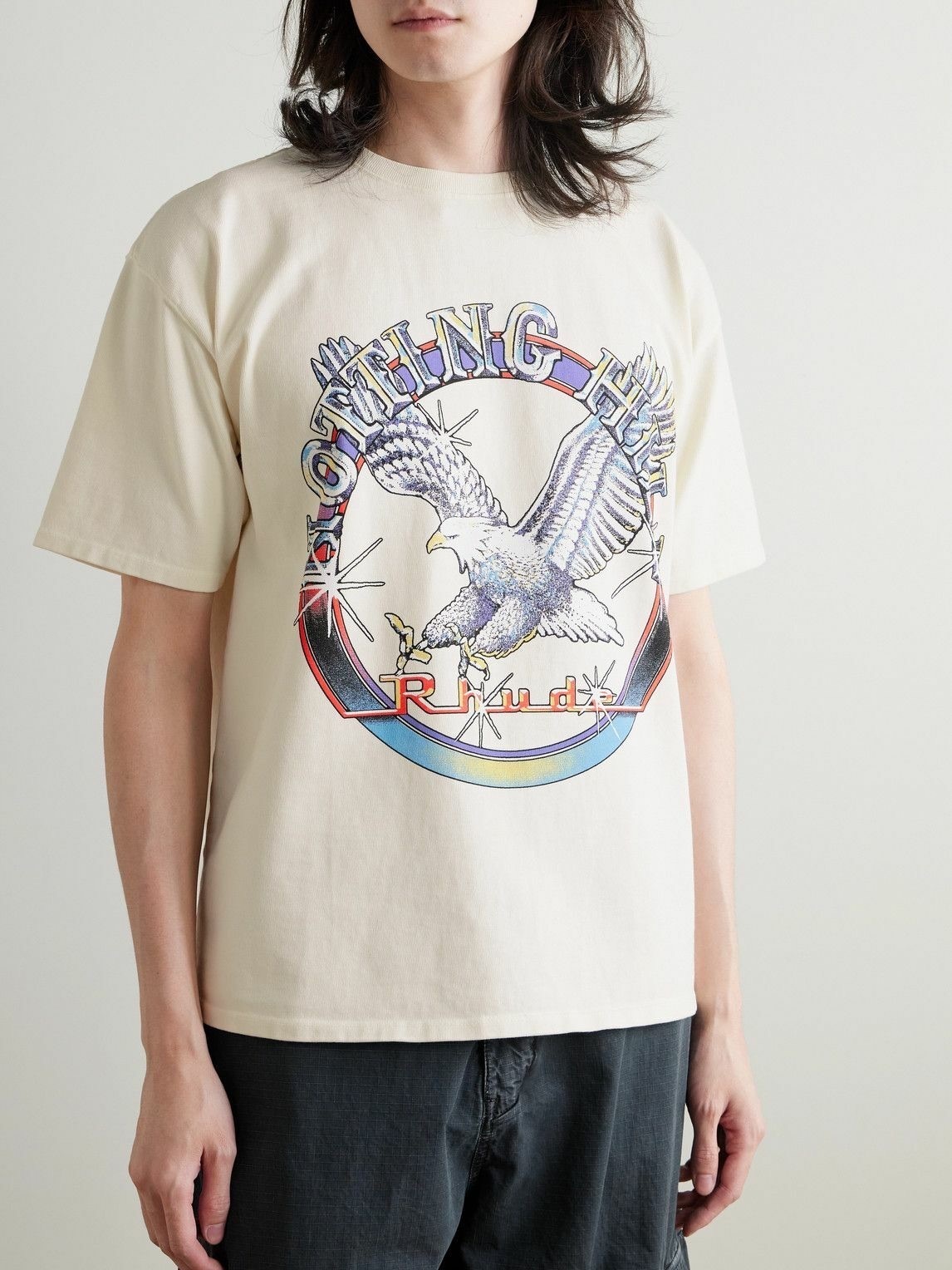 Rhude Logo-Print T-Shirt 