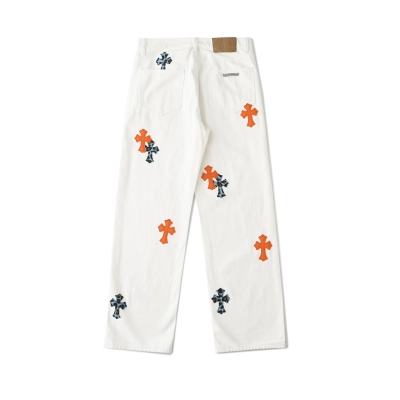 Chrome Hearts Jeans White 02