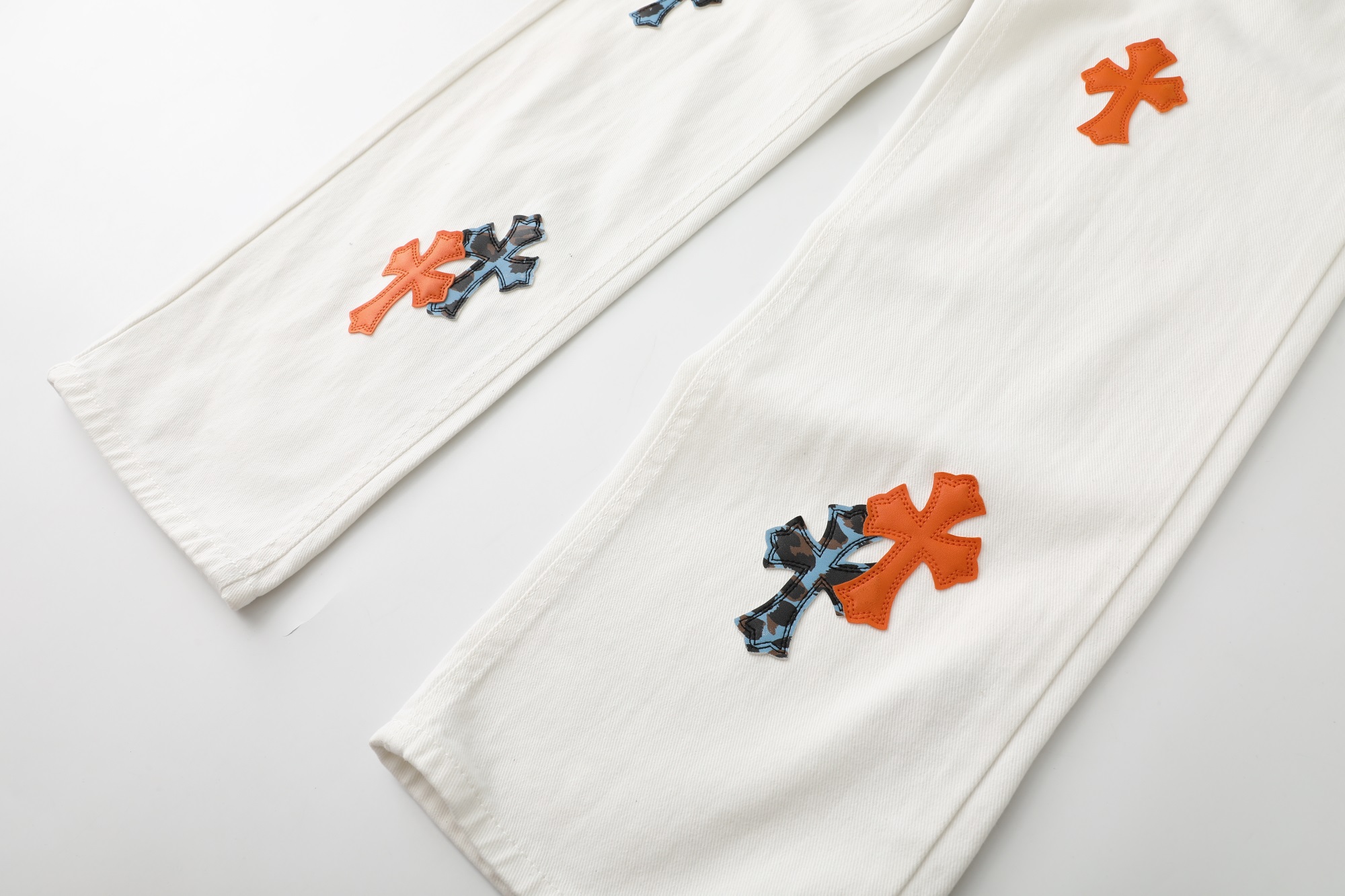 Chrome Hearts Jeans White