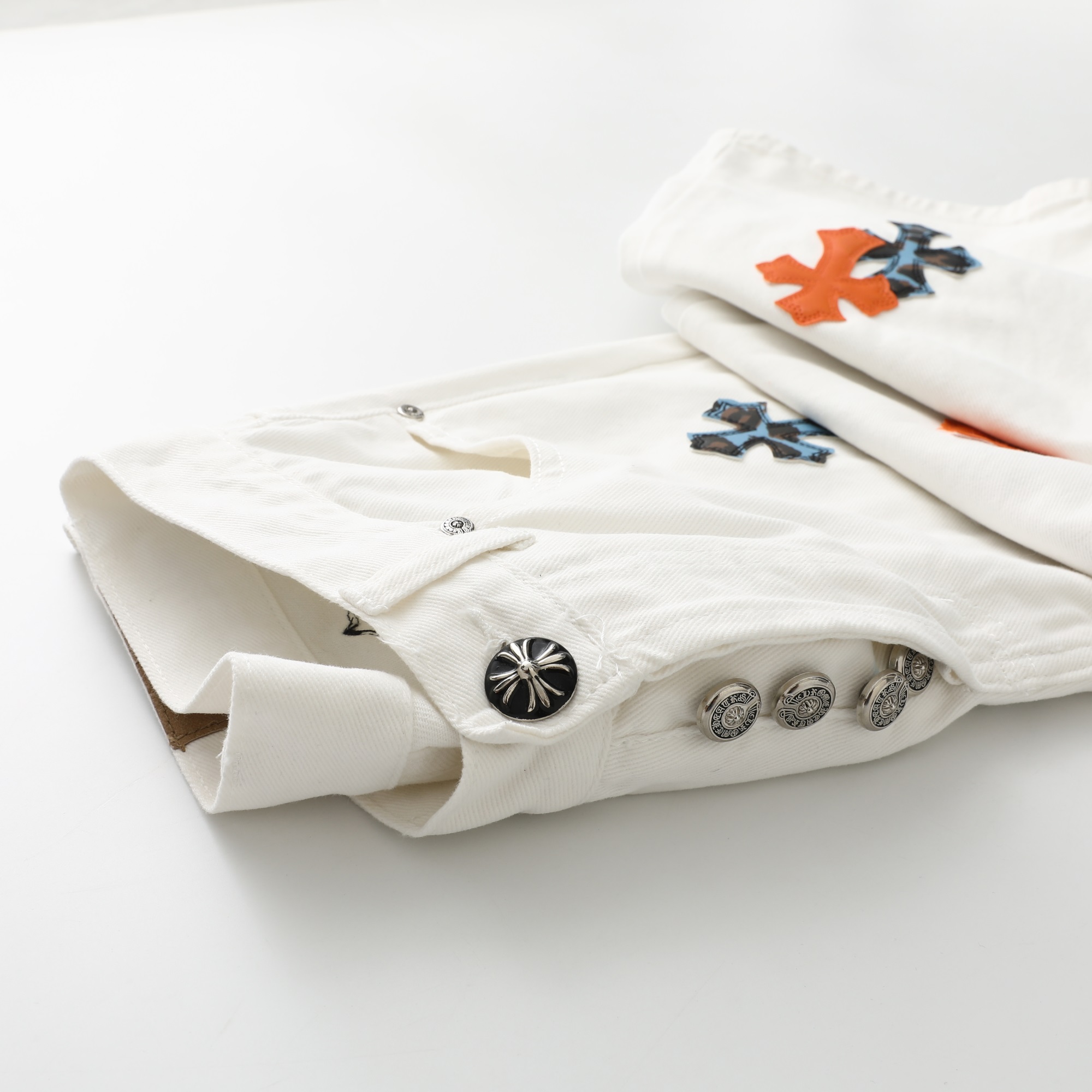 Chrome Hearts Jeans White