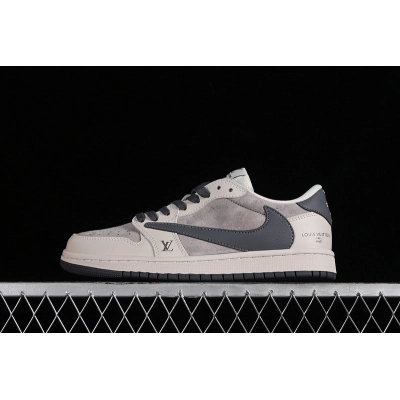 Travis Scott x Fragment Design x Air Jordan 1 Low LX1988-102] 01