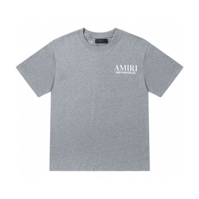 AMIRI Bones Stacked Cotton T-shirt Dark Grey 01