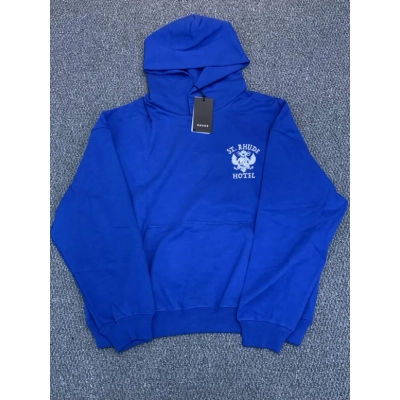 Rhude Hoodie Blue 02
