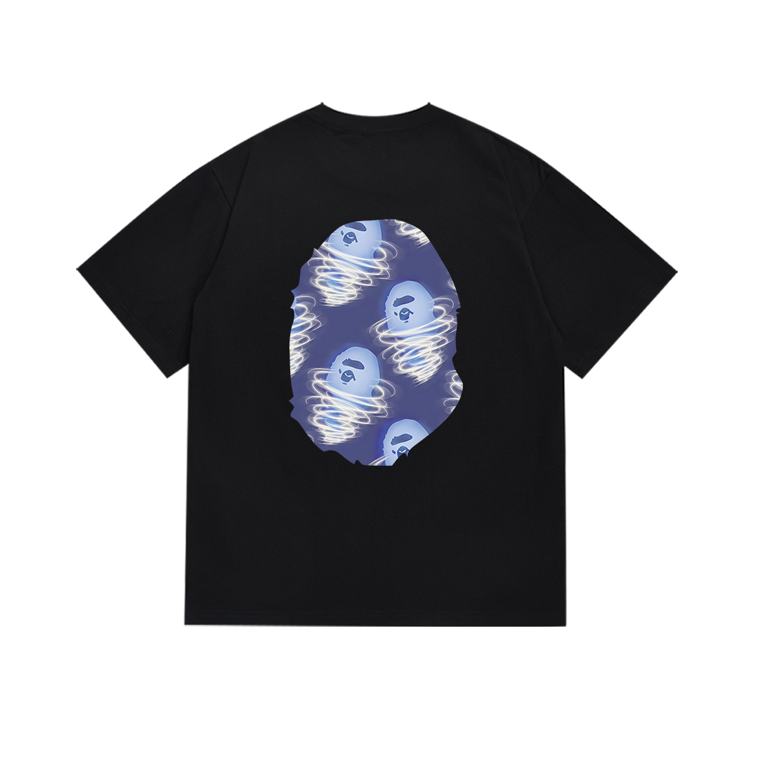 BAPE T-shirt Black White 161