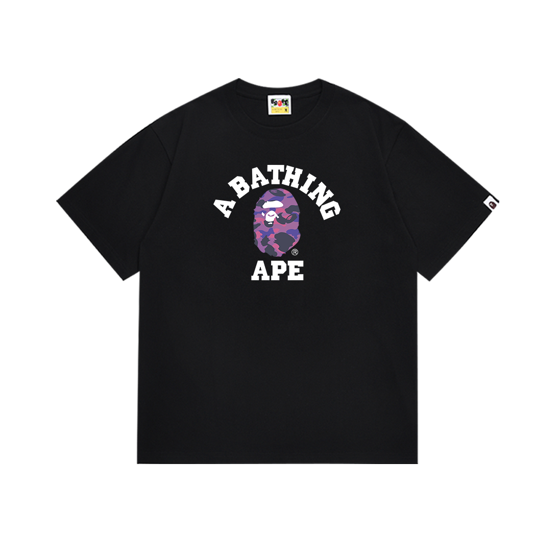 BAPE T-shirt Black White 162