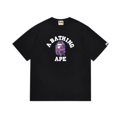 BAPE T-shirt Black White 162 02