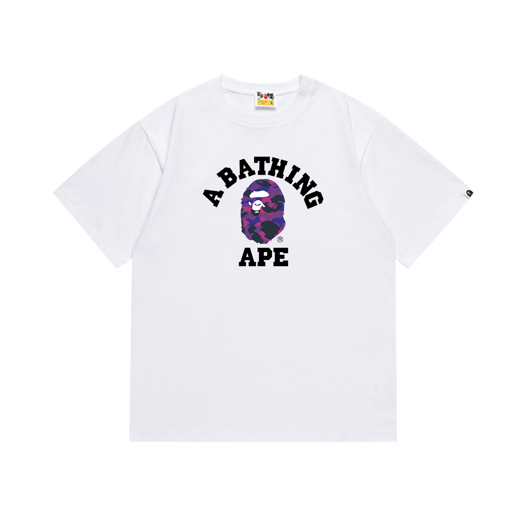 BAPE T-shirt Black White 162
