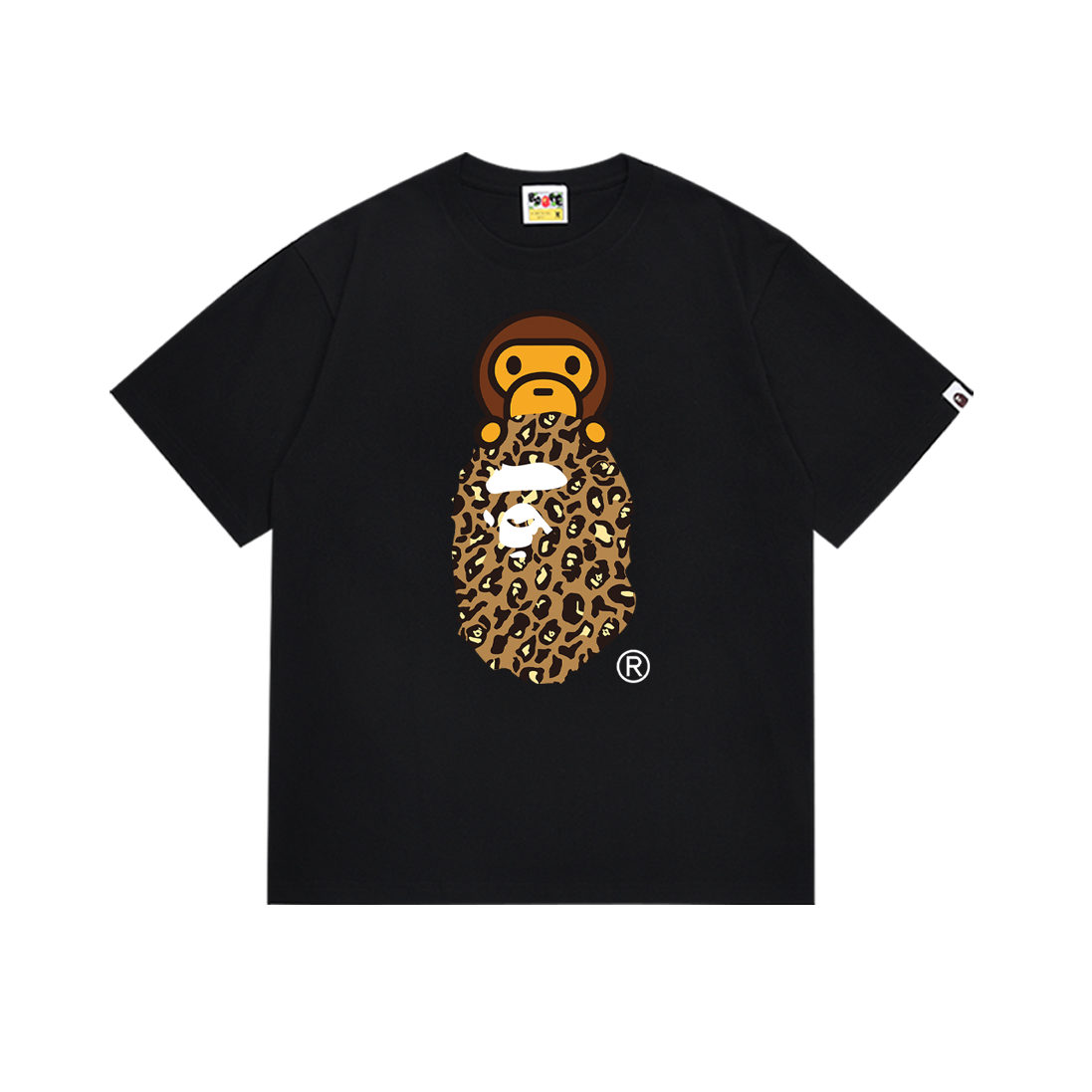 BAPE T-shirt Black White 167