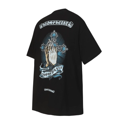 Chrome Hearts Logo Tee Black 02