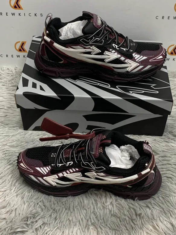 OFF-WHITE Be Right Back Burgundy