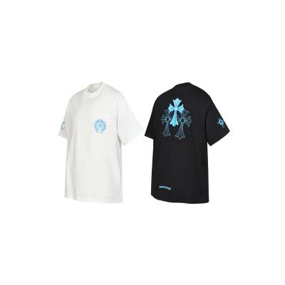 Chrome Hearts Triple Cross Logo T-Shirt 01