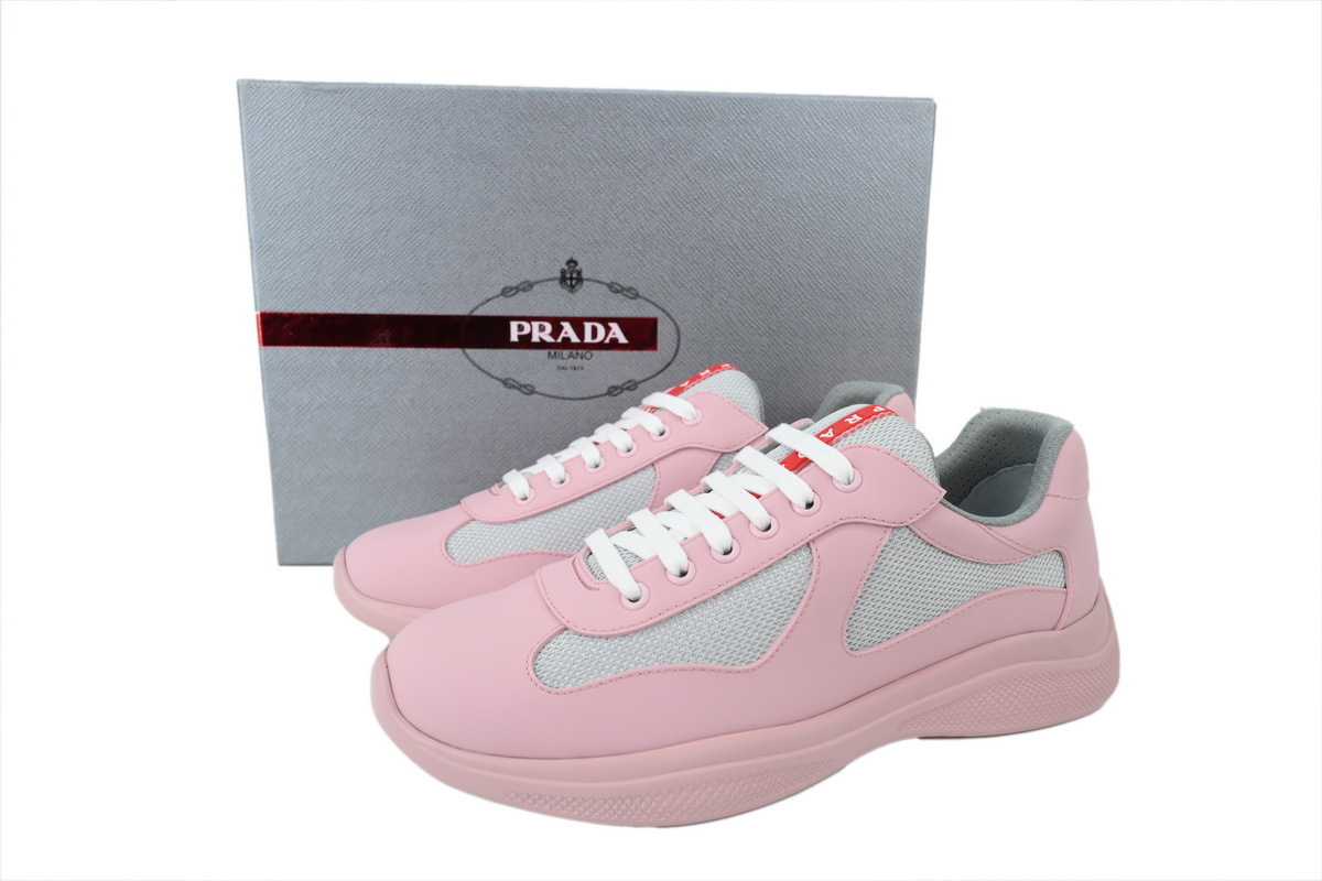Prada America's Cup Sneaker Gold Pink
