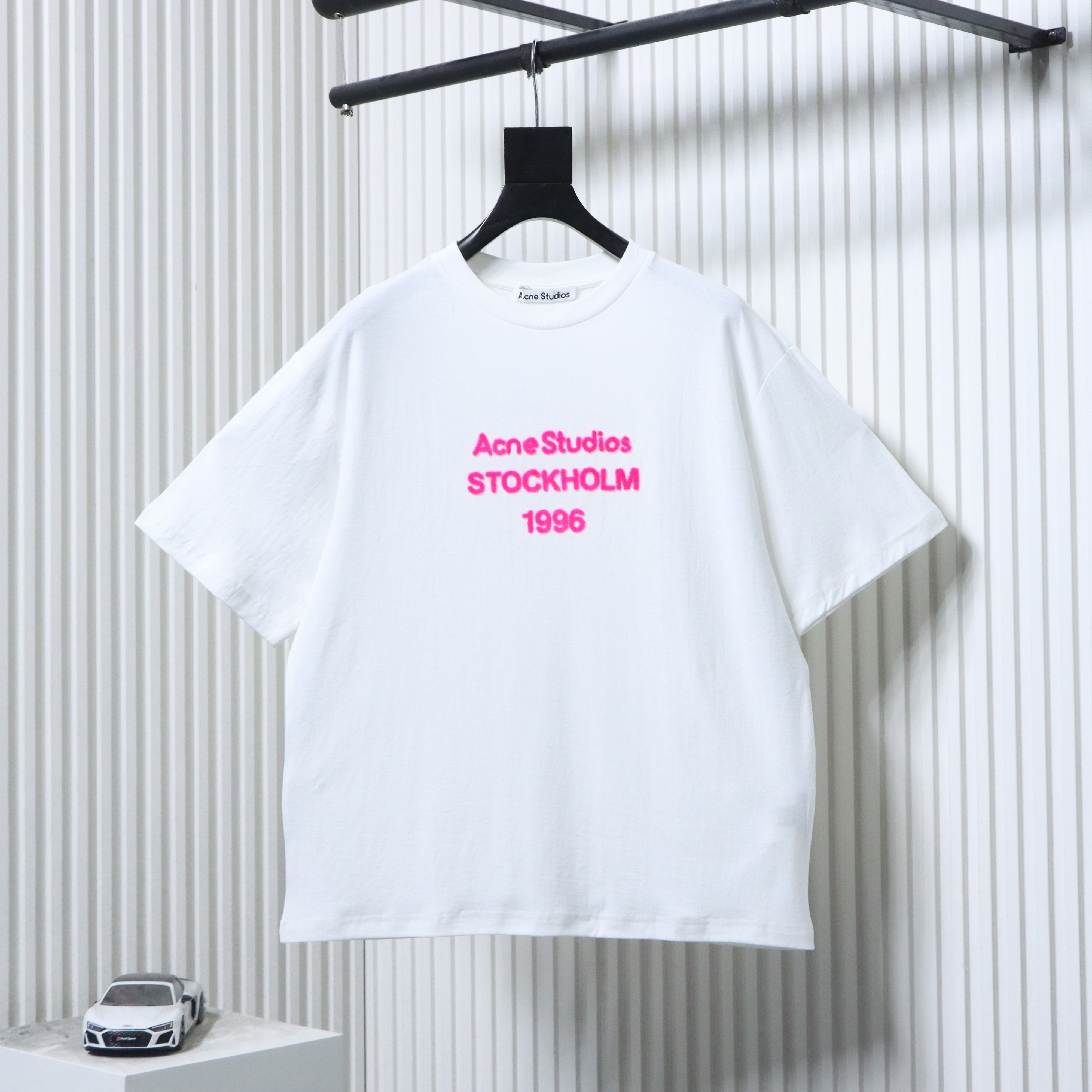 AC Cotton Logo T-shirt Black White