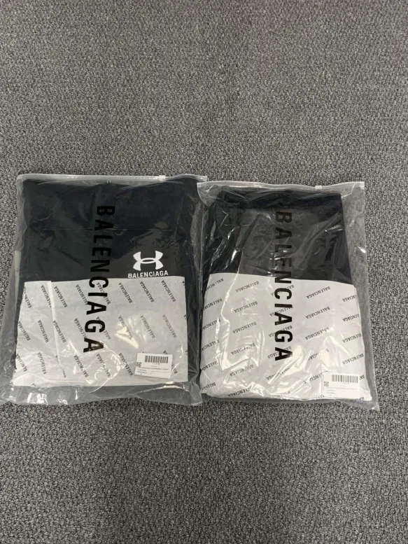Balenciaga x Under Armour Zip-Up Hoodie Black White