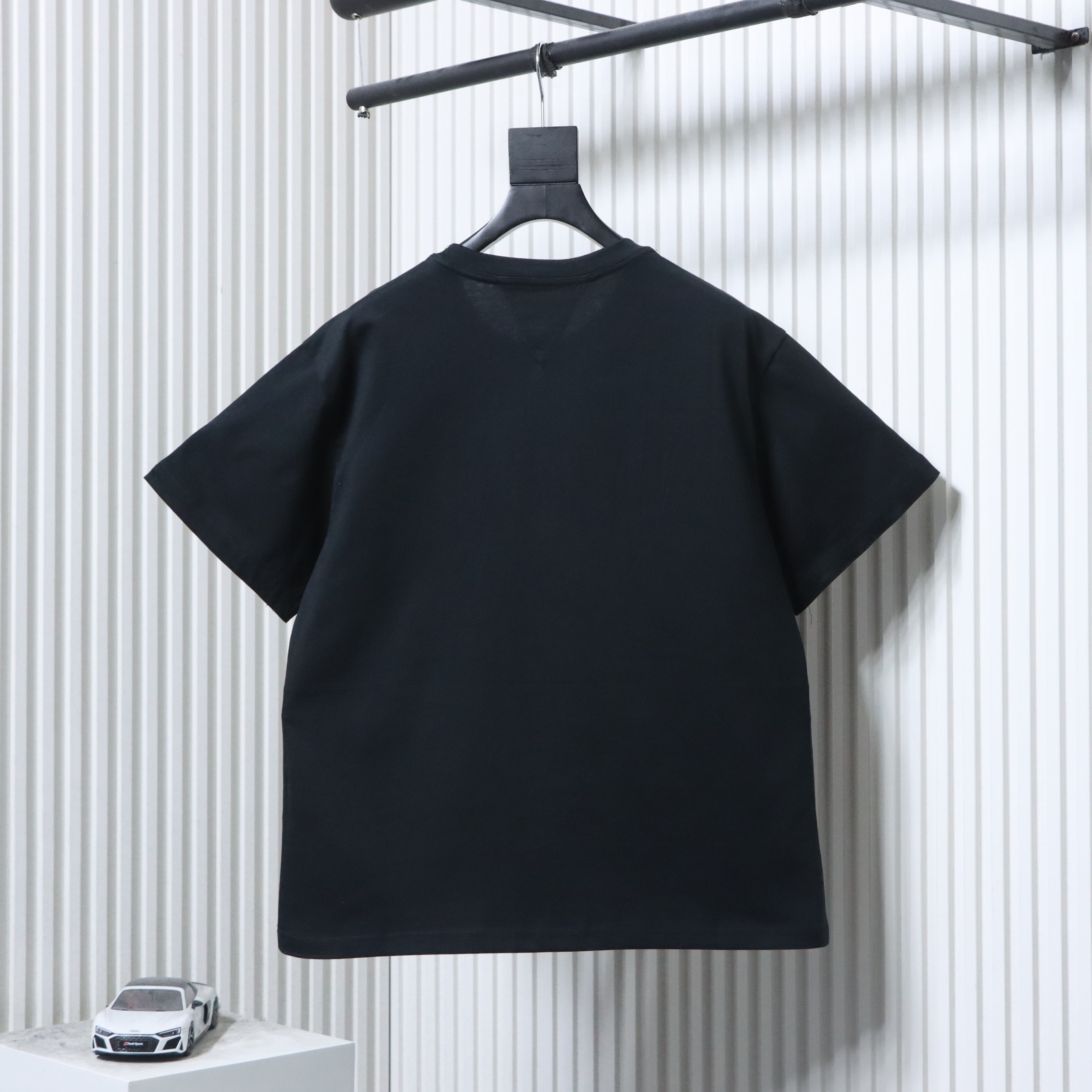Bottega Veneta Printed Cotton Jersey T-shirt Black