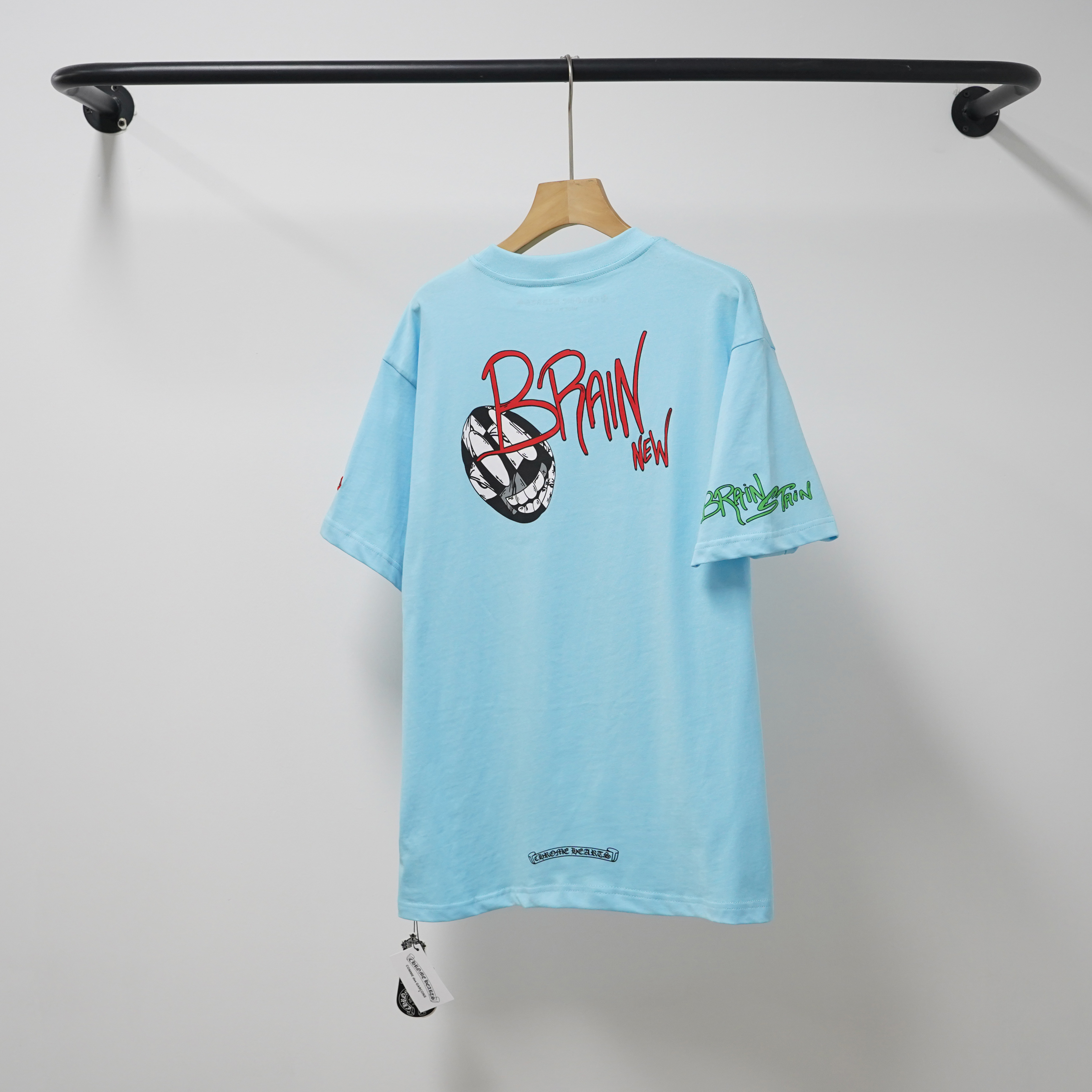 Chrome Hearts Matty Boy Brain New Tee Baby Blue 