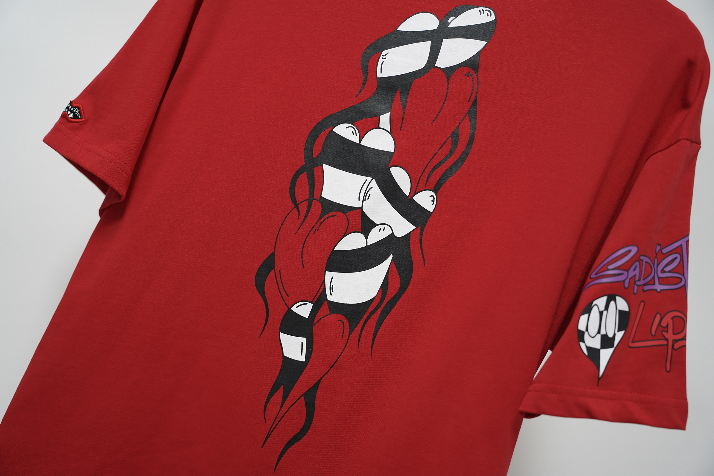 Chrome Hearts Matty Boy Brain New Tee Red