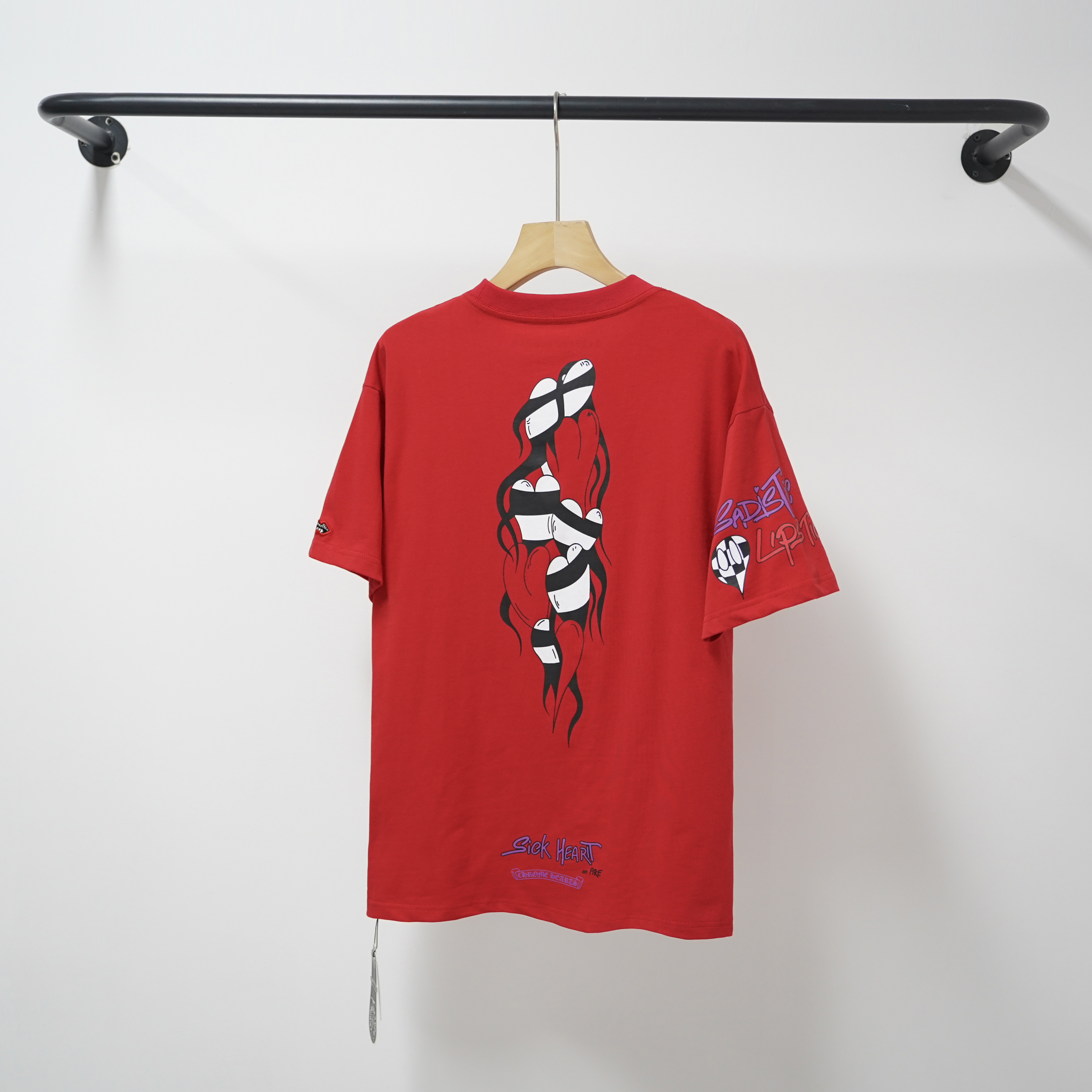 Chrome Hearts Matty Boy Brain New Tee Red