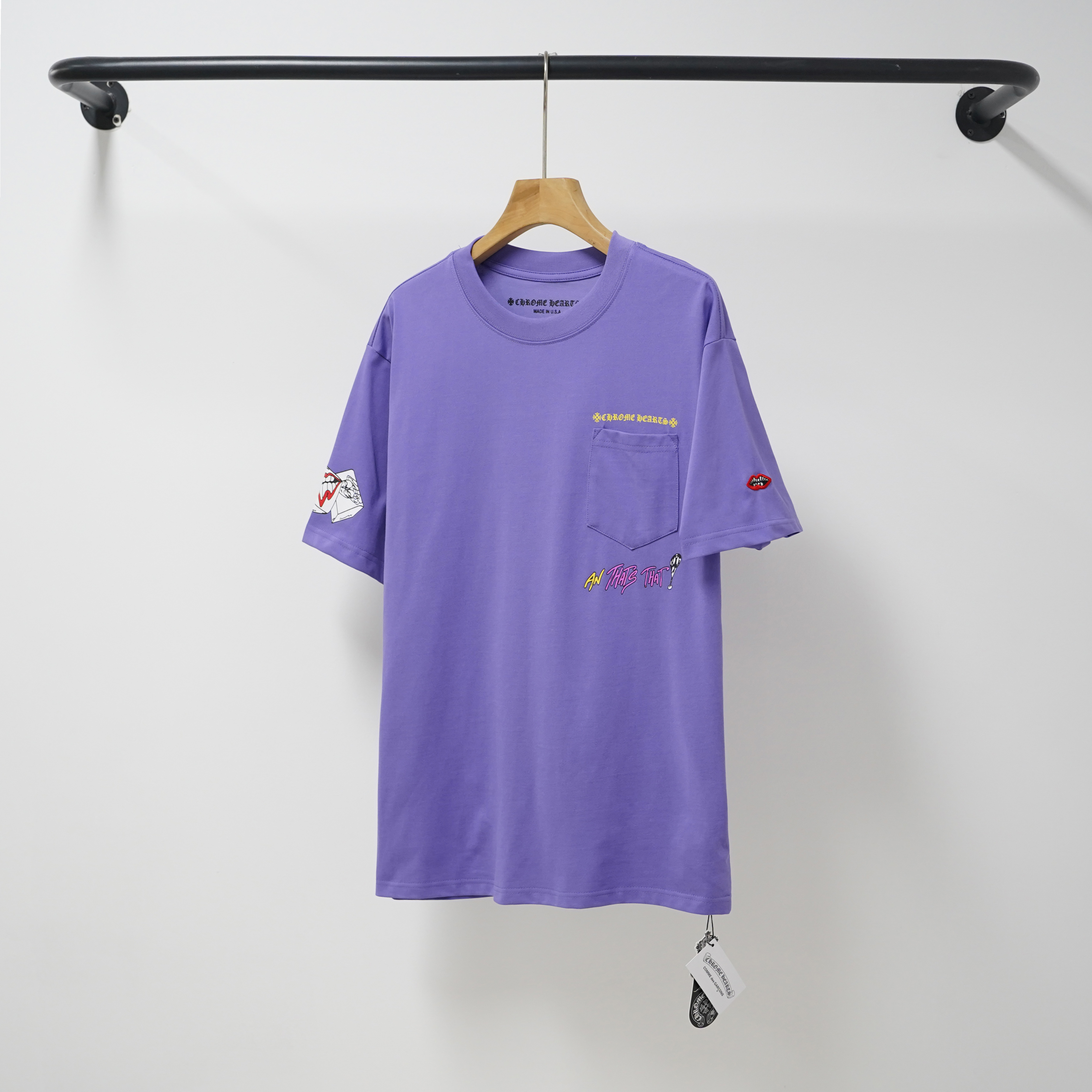 Chrome Hearts Matty Boy Brain New Tee Purple