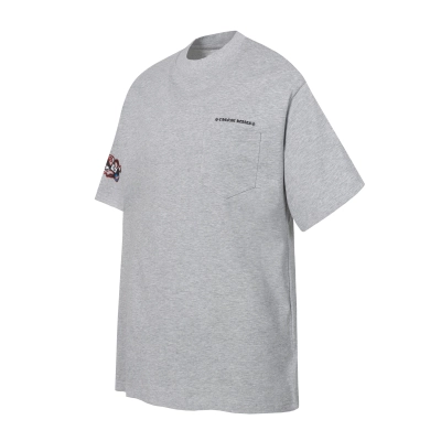 Chrome Hearts Matty Boy Brain Short-Sleeve T-Shirt Ash Grey 02