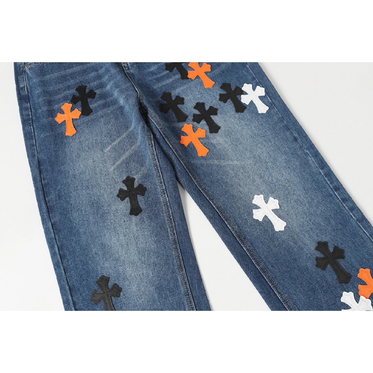 Chrome Hearts Jeans Denim Blue N2816