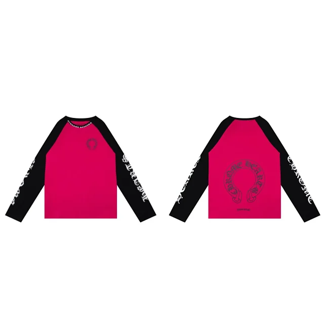 Chrome Hearts Longsleeve T-shirt Black Pink