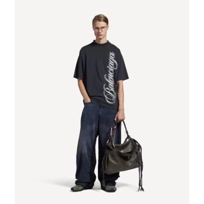 Balenciaga Logo T-shirt Black 02