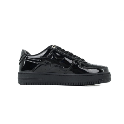A Bathing Ape Bape Sneaker Black 02