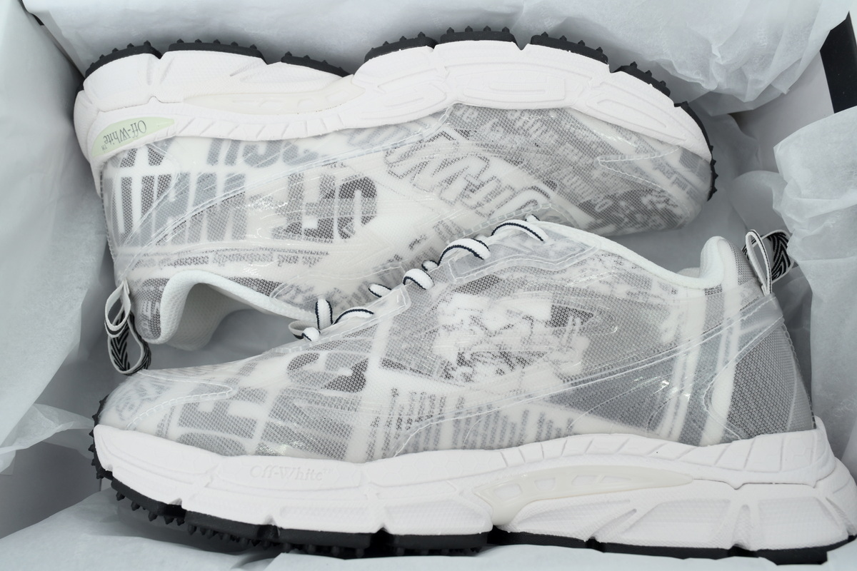 OFF-WHITE Be Right Back Silver White OWIA289F 25LEA001 0055