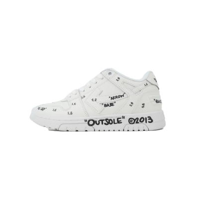 OFF-WHITE Out Of Office Sneaker White 01
