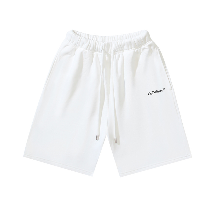 Off-White Shorts Black White #1145